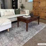 Hauteloom Hedda SAMAHEDDAA1 Light Gray Machine Made Polyester Rug