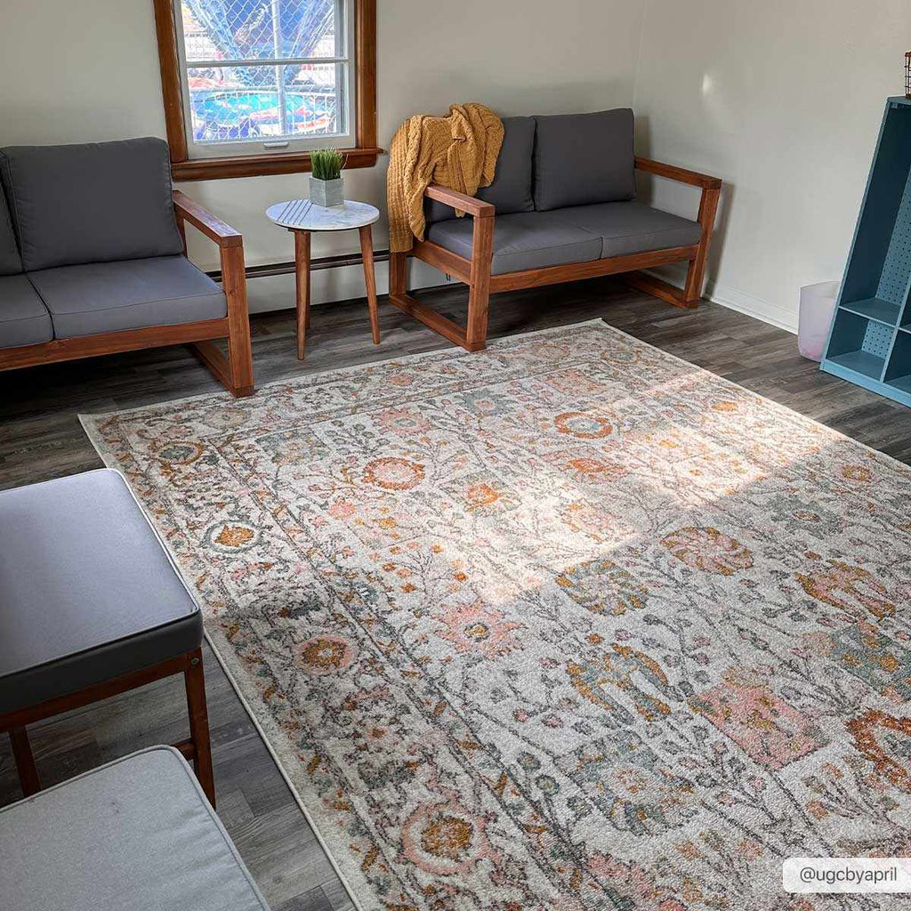 Hauteloom Herstmonceux HRST Charcoal Machine Made Polypropylene Rug
