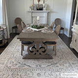 Hauteloom Hiti HMABHITI825 Blue Machine Made Polyester Rug
