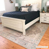 Hauteloom Baloy BALO Denim Machine Made Polyester Rug