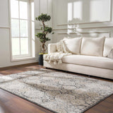 Hauteloom Minoa MINOA Black Machine Made Polypropylene Rug