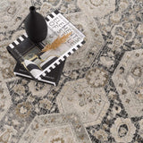 Hauteloom Minoa MINOA Black Machine Made Polypropylene Rug