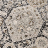 Hauteloom Minoa MINOA Black Machine Made Polypropylene Rug