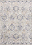 Hauteloom Burnettsville BRNTT Navy Machine Made Polypropylene Rug