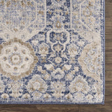 Hauteloom Bluffs BLFF Navy Machine Made Polypropylene Rug