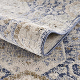 Hauteloom Bluffs BLFF Navy Machine Made Polypropylene Rug