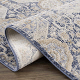 Hauteloom Bluffs BLFF Navy Machine Made Polypropylene Rug
