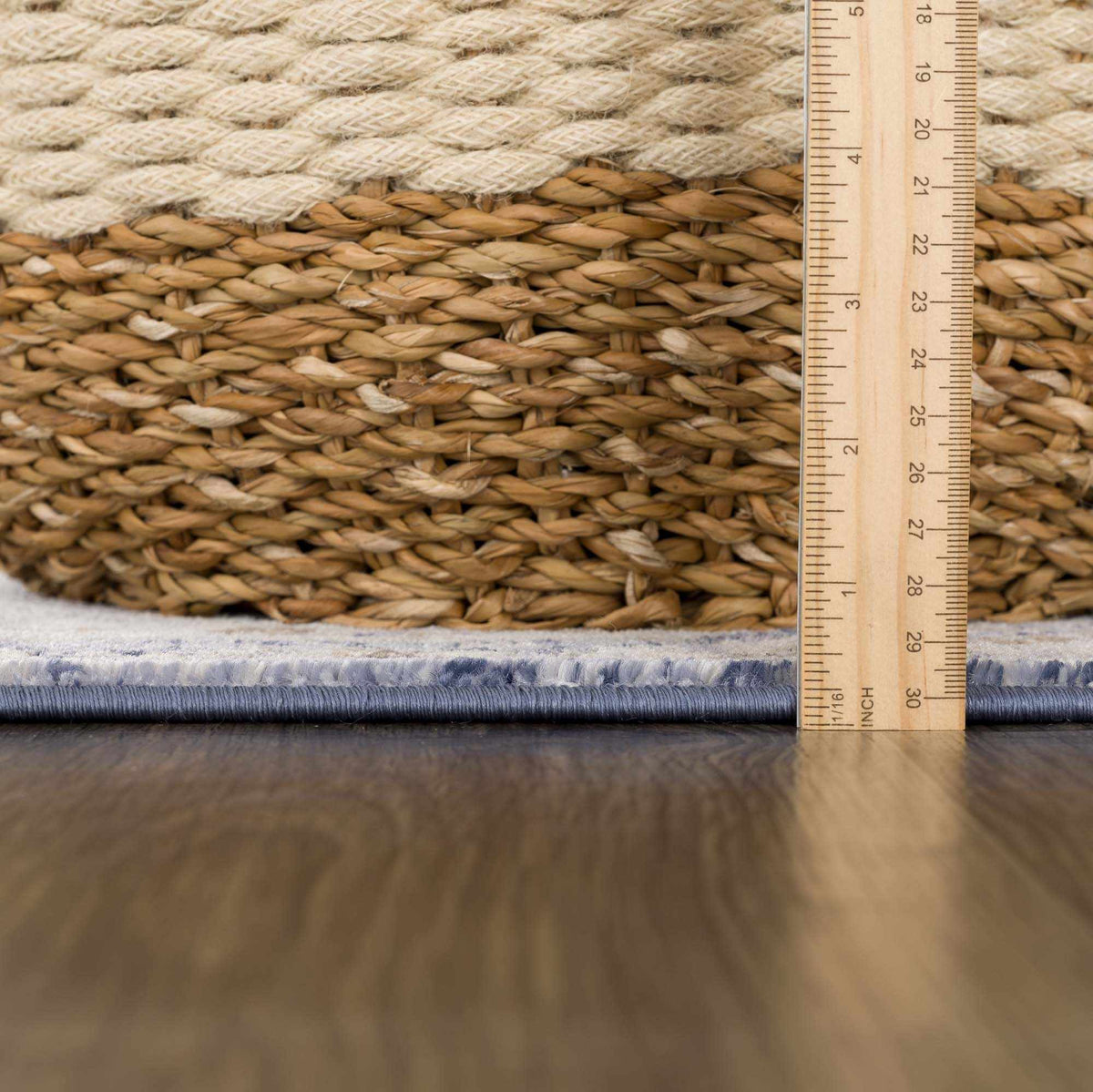 Hauteloom Bluffs BLFF Navy Machine Made Polypropylene Rug