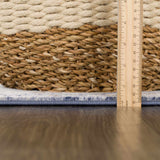 Hauteloom Bluffs BLFF Navy Machine Made Polypropylene Rug