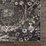 Hauteloom Owatonna OWAT Black Machine Made Polypropylene Rug