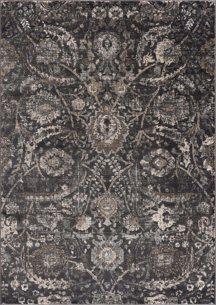 Hauteloom Owatonna OWAT Black Machine Made Polypropylene Rug