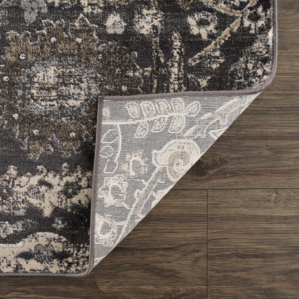 Hauteloom Owatonna OWAT Black Machine Made Polypropylene Rug