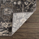 Hauteloom Owatonna OWAT Black Machine Made Polypropylene Rug
