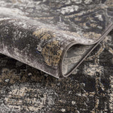 Hauteloom Owatonna OWAT Black Machine Made Polypropylene Rug