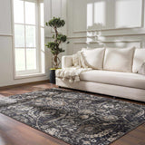 Hauteloom Owatonna OWAT Black Machine Made Polypropylene Rug