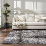 Hauteloom Owatonna OWAT Black Machine Made Polypropylene Rug