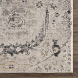 Hauteloom Georgiana GEOR Charcoal Machine Made Polypropylene Rug