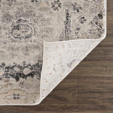 Hauteloom Georgiana GEOR Charcoal Machine Made Polypropylene Rug