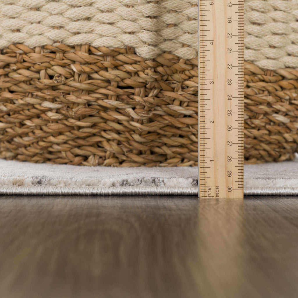 Hauteloom Georgiana GEOR Charcoal Machine Made Polypropylene Rug