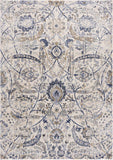 Hauteloom Erbacon ERB Navy Machine Made Polypropylene Rug