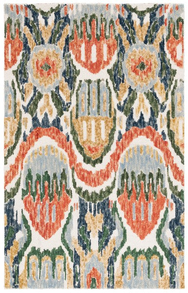 safavieh clearance ikat ikt151y green rug