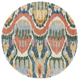 safavieh clearance ikat ikt151y green rug