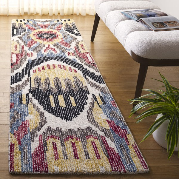 safavieh clearance ikat ikt152z black rug