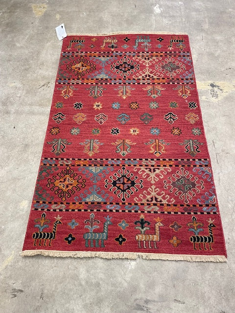 Tibet Rug Company Tribal Nomad Red Rug