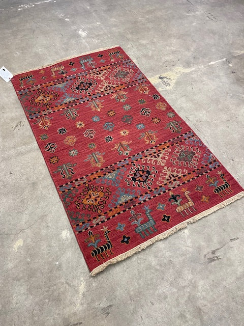 Tibet Rug Company Tribal Nomad Red Rug