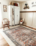 Hauteloom HOLI HOL2305 Peach Machine Made Polyester Rug