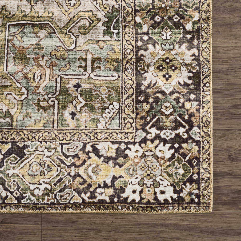 Hauteloom Matangad MTN Charcoal Machine Made Polyester Rug