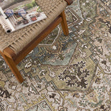 Hauteloom Matangad MTN Charcoal Machine Made Polyester Rug