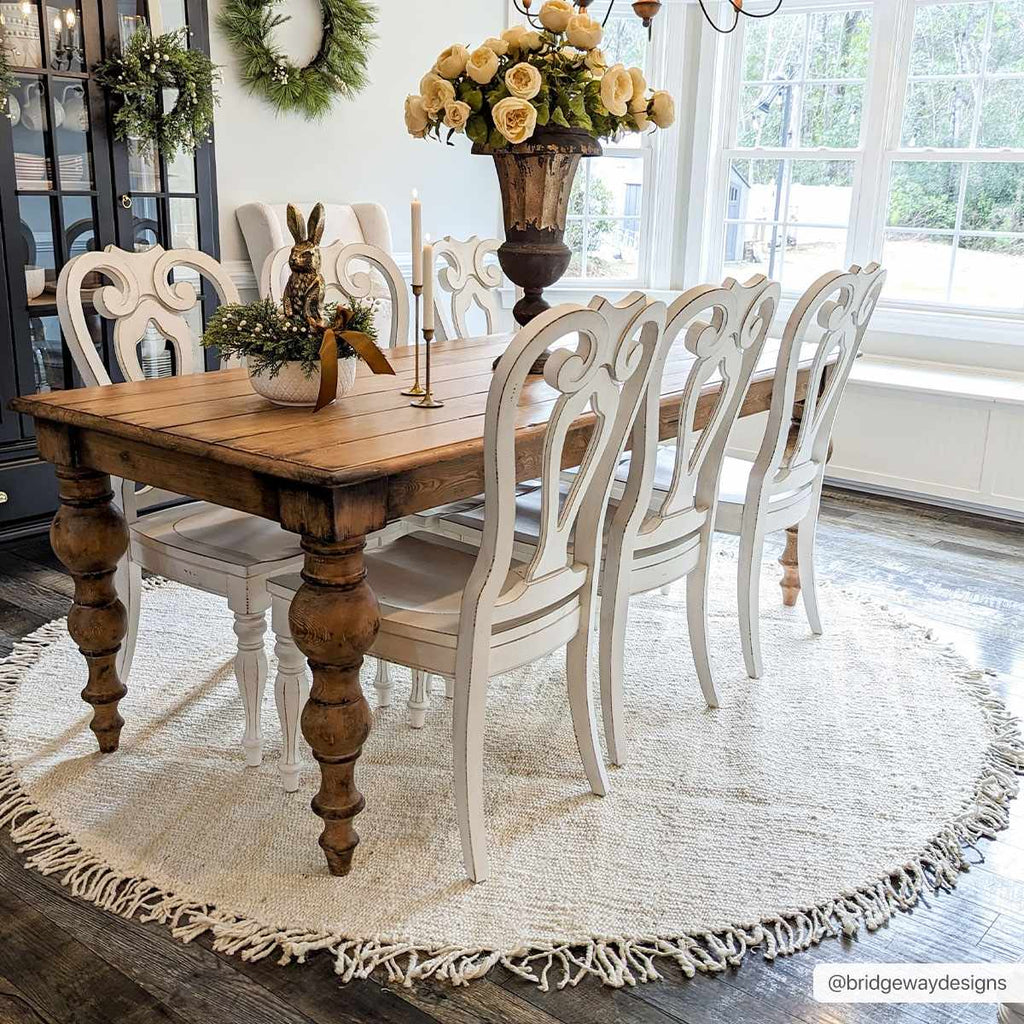 Hauteloom Iantha IAN Ivory Woven/Flatwoven Jute Rug