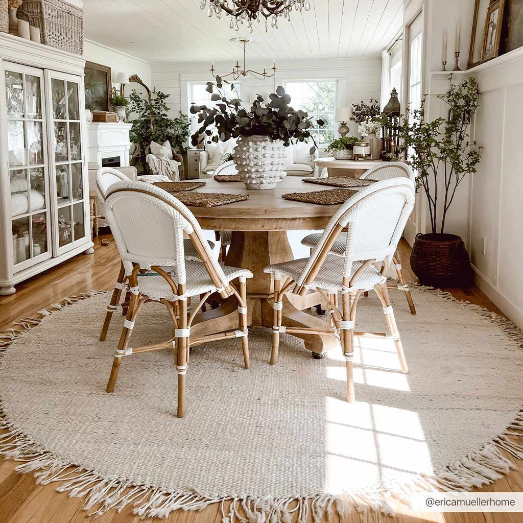Hauteloom Iantha IAN Ivory Woven/Flatwoven Jute Rug