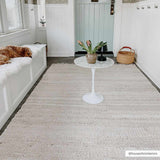 Hauteloom Iantha IAN Ivory Woven/Flatwoven Jute Rug