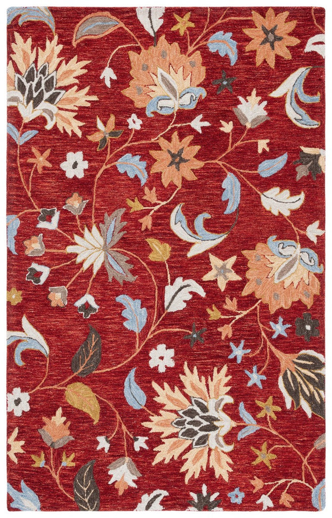 safavieh clearance jardin jar256q red rug