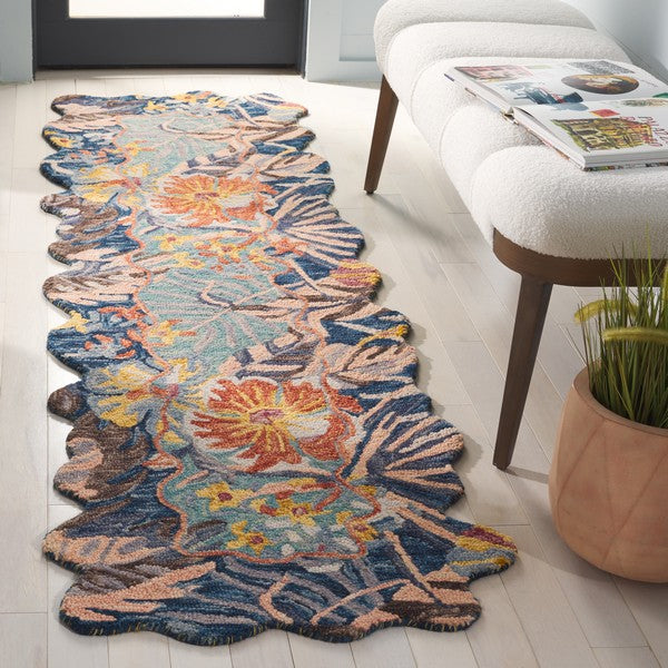 safavieh clearance jardin jar355n navy rug
