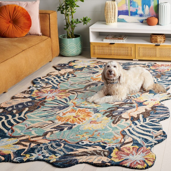 safavieh clearance jardin jar355n navy rug