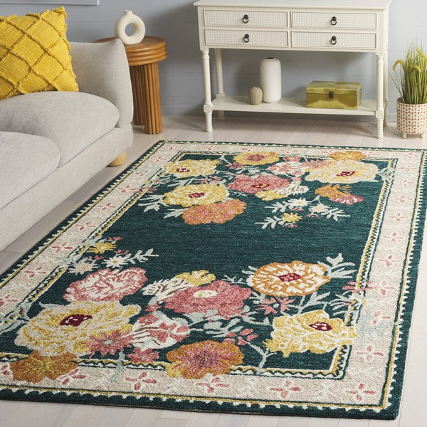 safavieh clearance jardin jar476y dark green rug