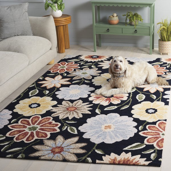 safavieh clearance jardin jar575z black rug