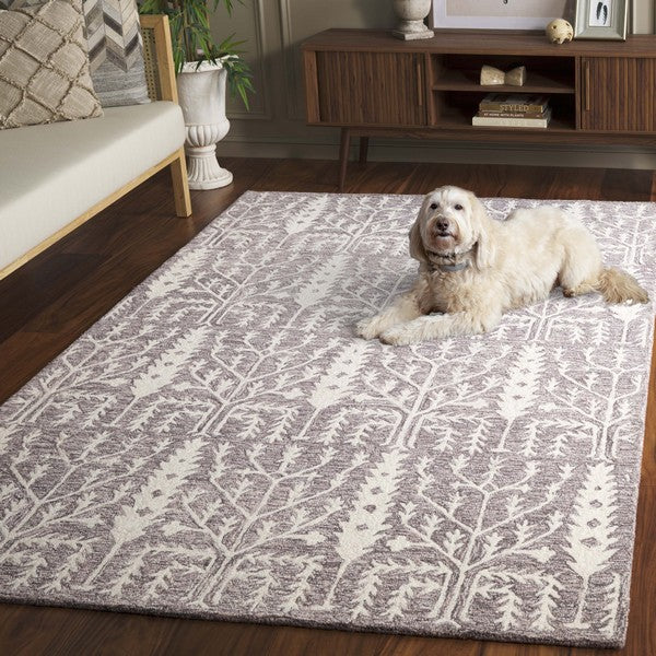Safavieh Clearance Jardin JAR852V Purple Rug