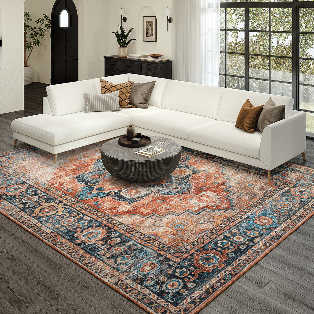 dalyn jericho jc2 spice rug