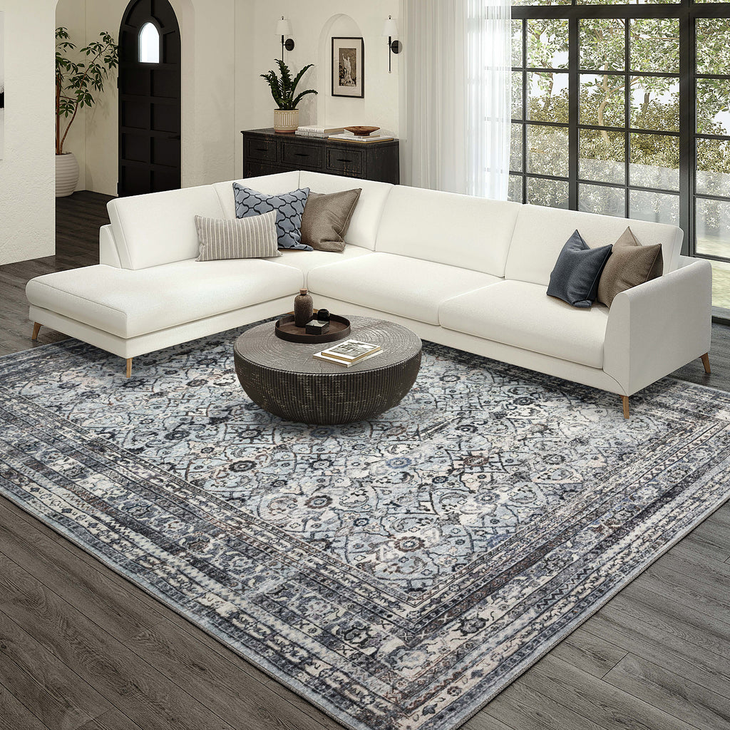 dalyn jericho jc7 pewter rug
