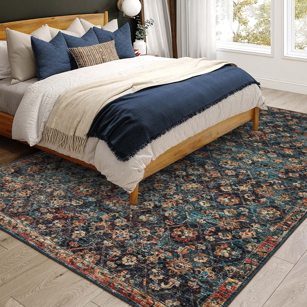 dalyn jericho jc8 navy rug