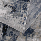 Hauteloom Campsall CMPS Light Gray Machine Made Polypropylene Rug