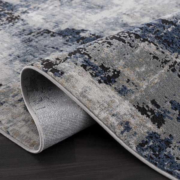 Hauteloom Campsall CMPS Light Gray Machine Made Polypropylene Rug