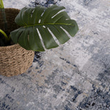 Hauteloom Campsall CMPS Light Gray Machine Made Polypropylene Rug