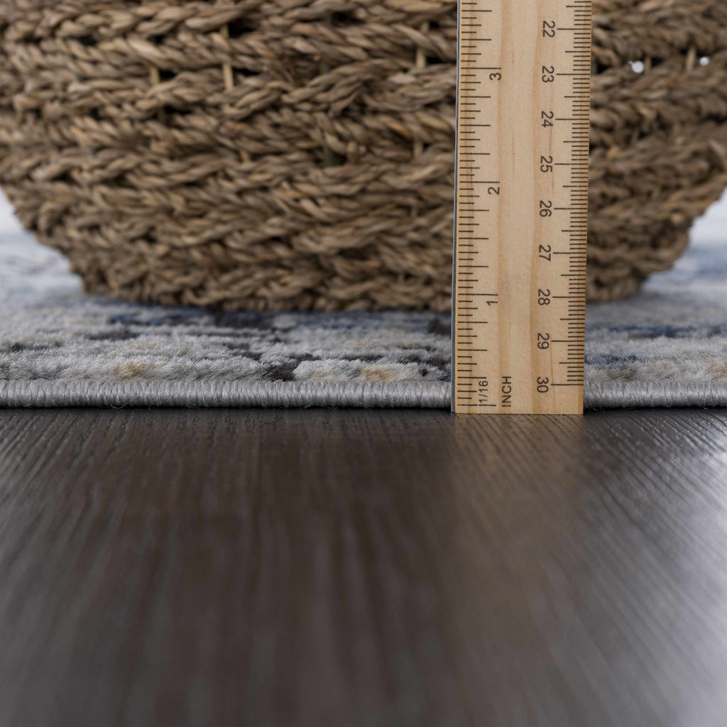 Hauteloom Campsall CMPS Light Gray Machine Made Polypropylene Rug