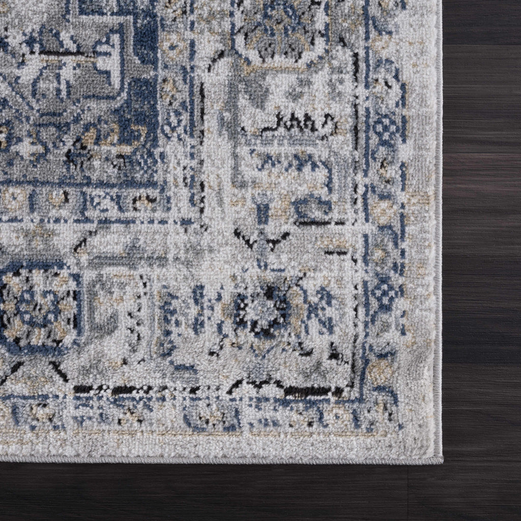 Hauteloom Murrindindi MRRN Light Gray Machine Made Polypropylene Rug