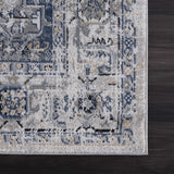 Hauteloom Murrindindi MRRN Light Gray Machine Made Polypropylene Rug